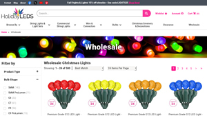 Holiday LEDs - Wholesale Christmas Lights