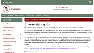 Homesteader Supply - Cheese Making Kits