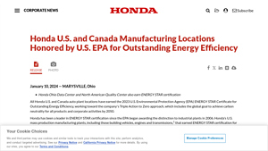 Honda - ENERGY STAR Certification