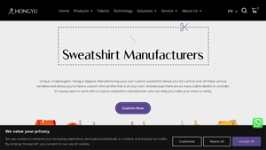 Hongyu Apparel - Custom Sweatshirts