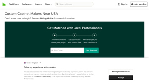 Houzz - Custom Cabinet Makers