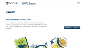 Hurricane.sc - Essential Disaster Supplies Kit