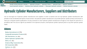Hydraulic Cylinder Manufacturers - Double Acting Hydraulic Cylinder