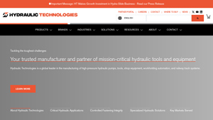 Hydraulic Technologies - Hydraulic Tools & Equipment