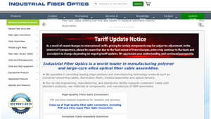 Industrial Fiber Optics - Fiber Optic Connectors & Cable Assemblies