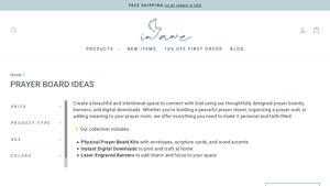 In Awe Handmade - Prayer Board Kits & Digital Downloads