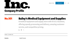 Bailey's Medical Equipment - Fast Delivery & Competitive Pricing