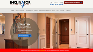 Inclinator - Customizable Home Elevators and Dumbwaiters