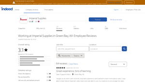 Imperial Supplies - Employee Experience