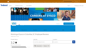 Sysco - Employee Reviews
