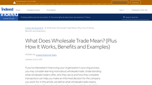 Wholesale Trade - Key Insights
