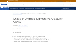 OEM - Equipment Manufacturing