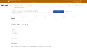 American Wholesale Fenceworks - Company Insights