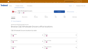 C&S Wholesale Grocers - Locations Overview