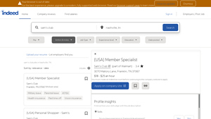 Sam's Club - Job Opportunities