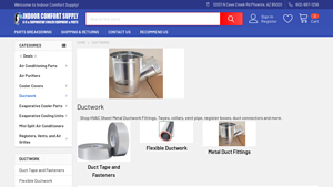 Indoor Comfort Supply - HVAC Ductwork Fittings
