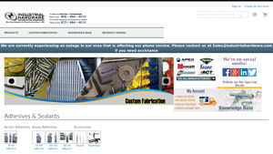 Industrial Hardware - Fasteners & Adhesives