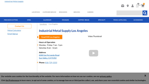 Industrial Metal Supply - Aluminum, Steel, Stainless Steel, Copper & Brass Products