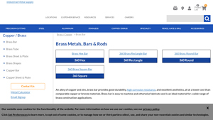 Industrial Metal Supply - Brass Bar 360