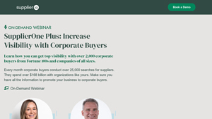 SupplierOne Plus - Enhance Supplier Visibility