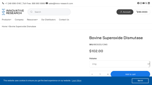 Innov Research - Bovine Superoxide Dismutase