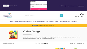 InstaBalloons - Curious George Party Supplies
