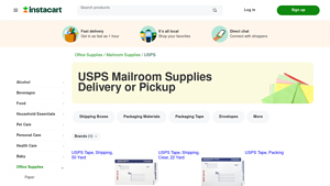 Instacart - USPS Mailroom Supplies