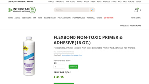 Interstateam - Flexbond Non-Toxic Primer & Adhesive