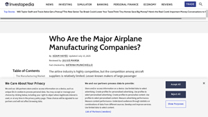 Boeing - Key Aircraft Models