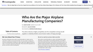 Boeing - Key Aircraft Models