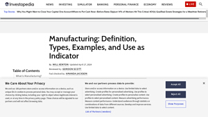 Manufacturing - Key Processes