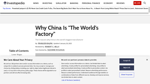 China - Manufacturing Powerhouse