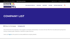 Iowa Manufacturing - Comprehensive Industry Solutions