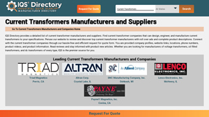 IQS Directory - Current Transformer Manufacturers