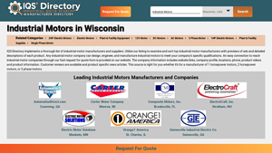 IQS Directory - Wisconsin Industrial Motor Manufacturers
