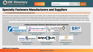 IQS Directory - Specialty Fasteners