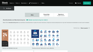 iStock - Manufacturing Icons