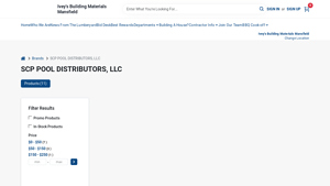 SCP Pool Distributors - Pool Products