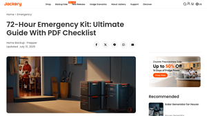 Jackery - Solar Generator 5000 Plus & 2000 Plus Kit