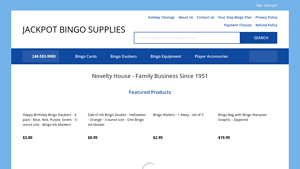Jackpot Bingo Supplies - Happy Birthday Bingo Daubers