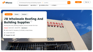 JB Wholesale - Roofing Products