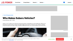Subaru - Key Models