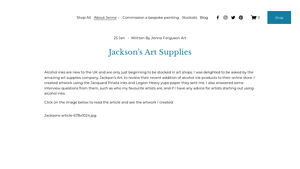 Jenna Ferguson Art - Jacquard Pinata Inks