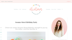 Jessica Etcetera - Sesame Street Birthday Supplies
