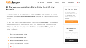 Jingsourcing - Product Sourcing Solutions