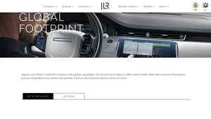 Jaguar Land Rover - Key Products