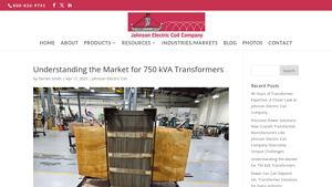 Johnson Coil - 750 kVA Transformers