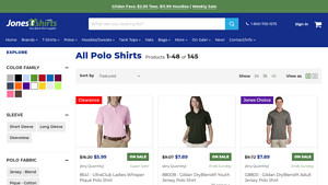 JonesTshirts - G8800 Gildan DryBlend® Polo Shirt