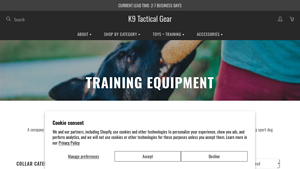 K9 Tactical Gear - Premium Cot