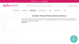 Kate Aspen - Gender Reveal Party Favors & Decor